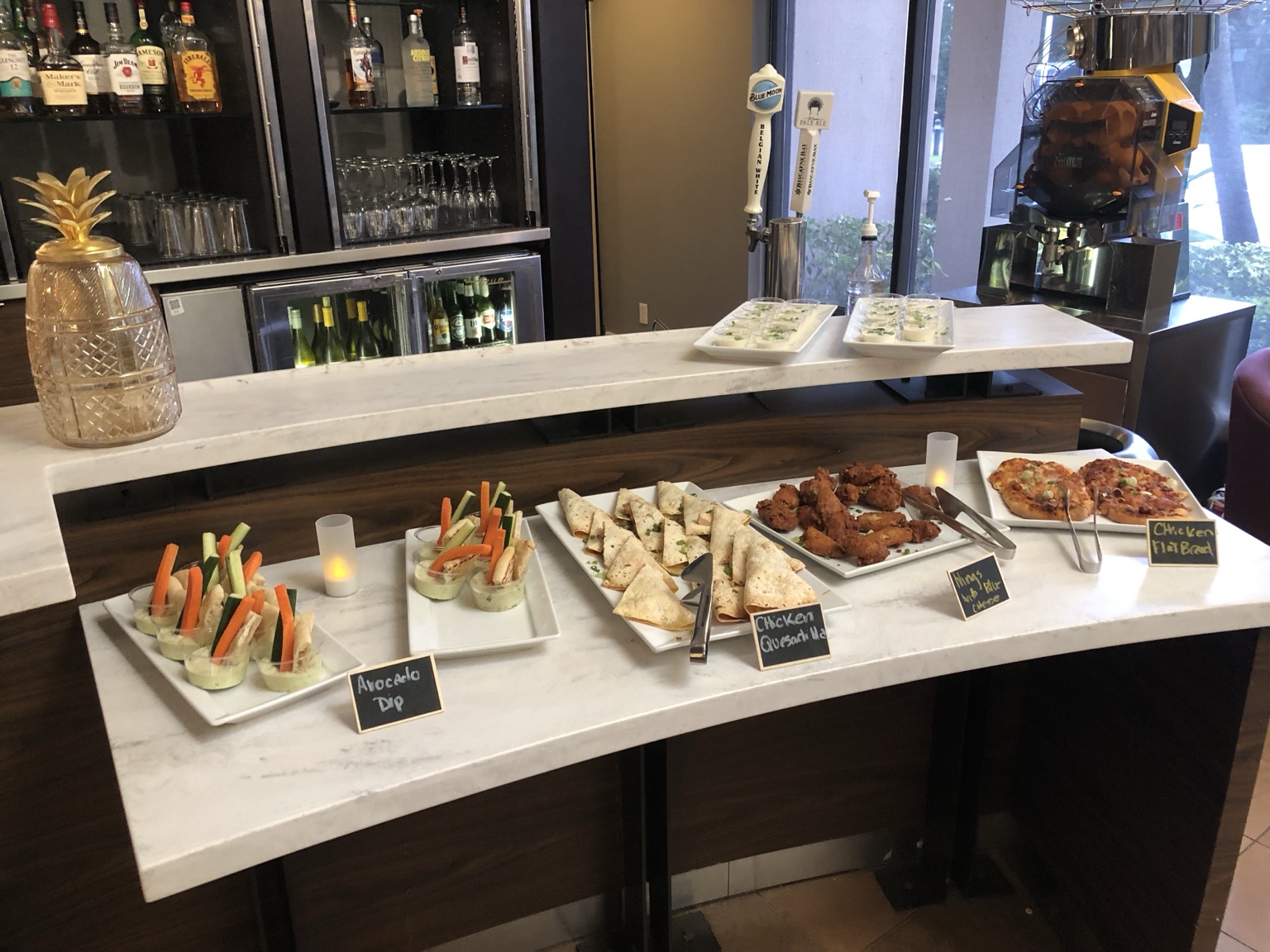 Buffet presentation for a catered gathering